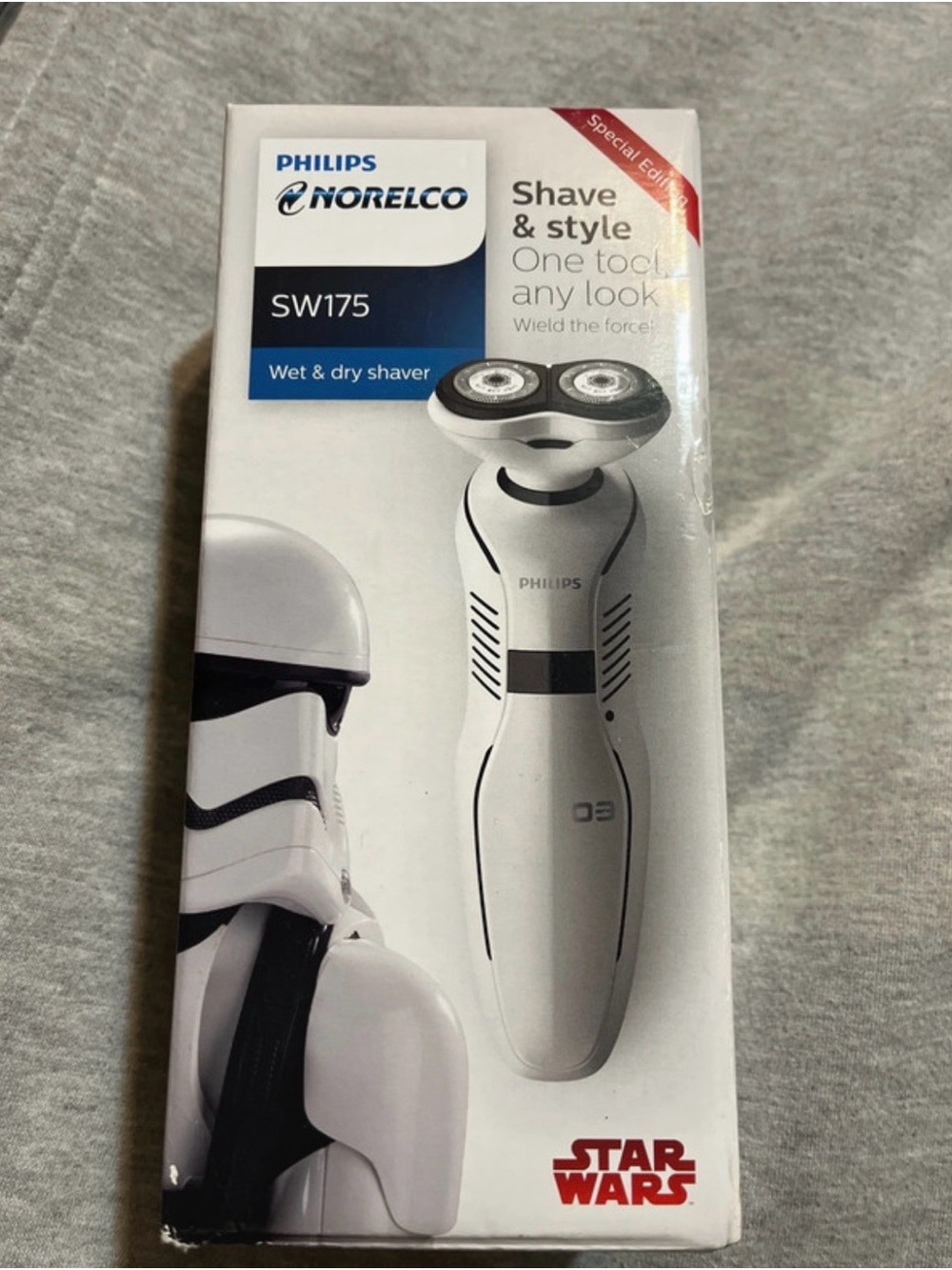 Philips White & Black Star Wars SW175 Wet/Dry Electric Shaver